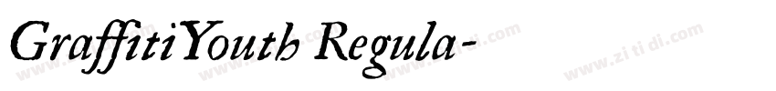 GraffitiYouth Regula字体转换